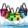 Car Wash Bucket Bowl Sink Washing Bag Portable Outdoor Travel Foldable Water Bucket Multifunction Folding Bucket for Camping Hiking Fishing 12L