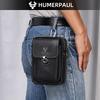 Humerpaul Новые мужские сумки сумка через плечо из натуральной кожи ретро сумка-мессенджер многофункциональная сумка для хранения инструментов спортивная поясная сумка