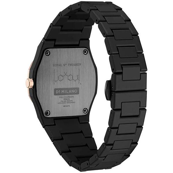 D1 Milano POLYCARBON ENAMEL Quartz 3-Hand PCBU14 Wrist Watch