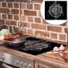 GLASS CUTTING BOARD 2x 30x52 ROSE