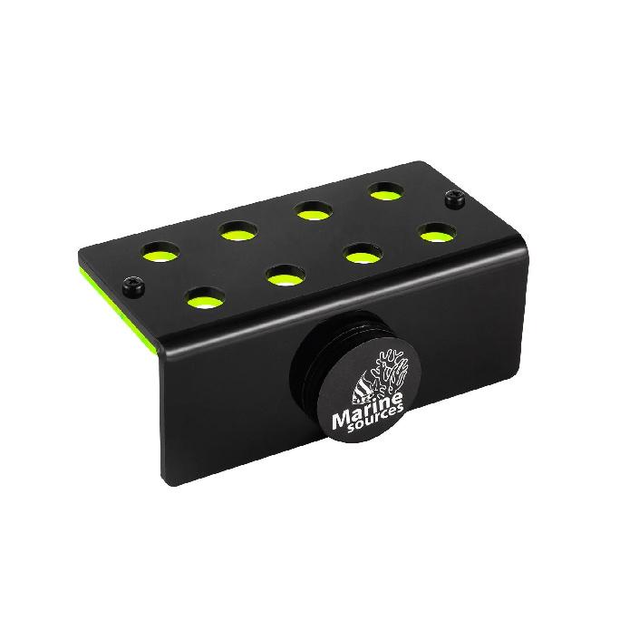 Marine SPS Coral Holder - Strong Magnetic Fluorescent Rack (4-32 Holes) High-Gloss Dual-Layer | Suspended Luminescent Mount