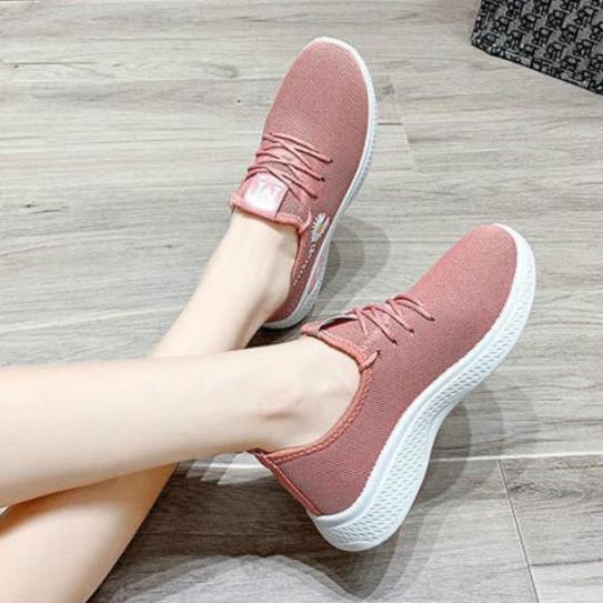 Туфли из ткани Daisy, белые туфли, новые женские весенне-осенние туфли с дышащей сеткой, универсальная повседневная спортивная обувь