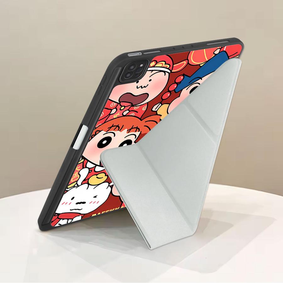 Holder Cover Tablet Case For iPad Pro 11th 10th 9th 8th 7th 12.9inch Air 4 5 M3 M2 1 2 M4 11inch Mini 6 7 Pro 2025 Cra-yons