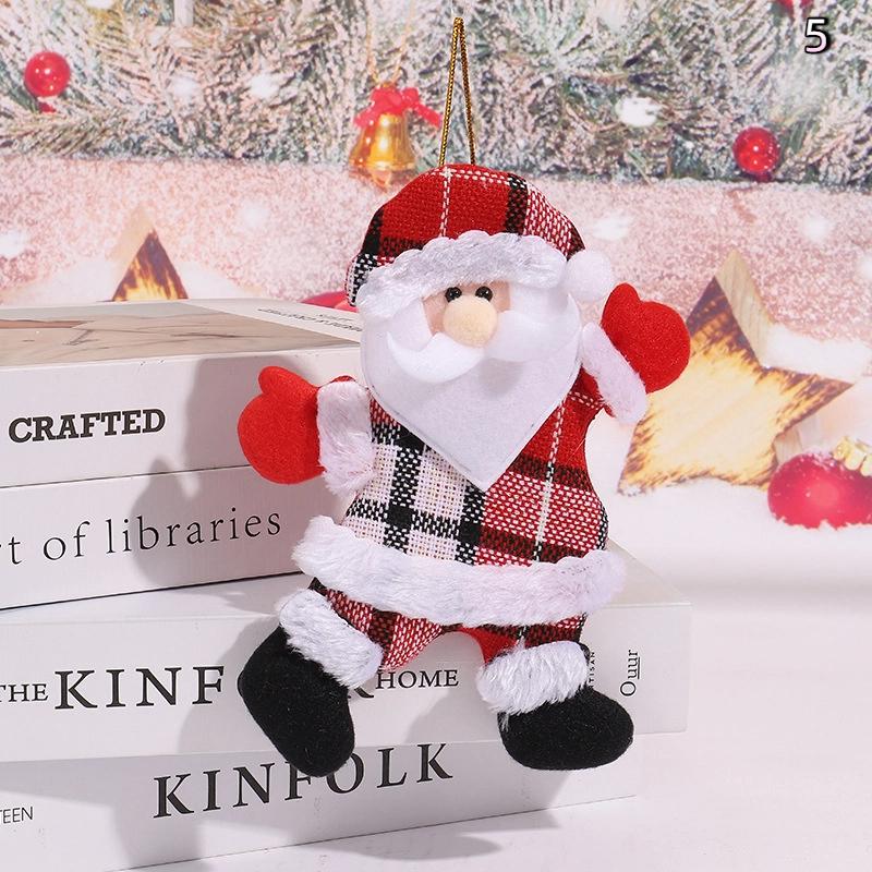 Рождественская кукла, подвеска, Дед Мороз, снеговик, для праздничного домашнего декора, аксессуары для рождественской елки и вечеринки