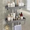 Adjustable Bathroom Shower Shelf and Storage Rack