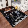 Rock Music Band Graphic Carpet suitable as a non-slip mat for the living room or bedroom sofa