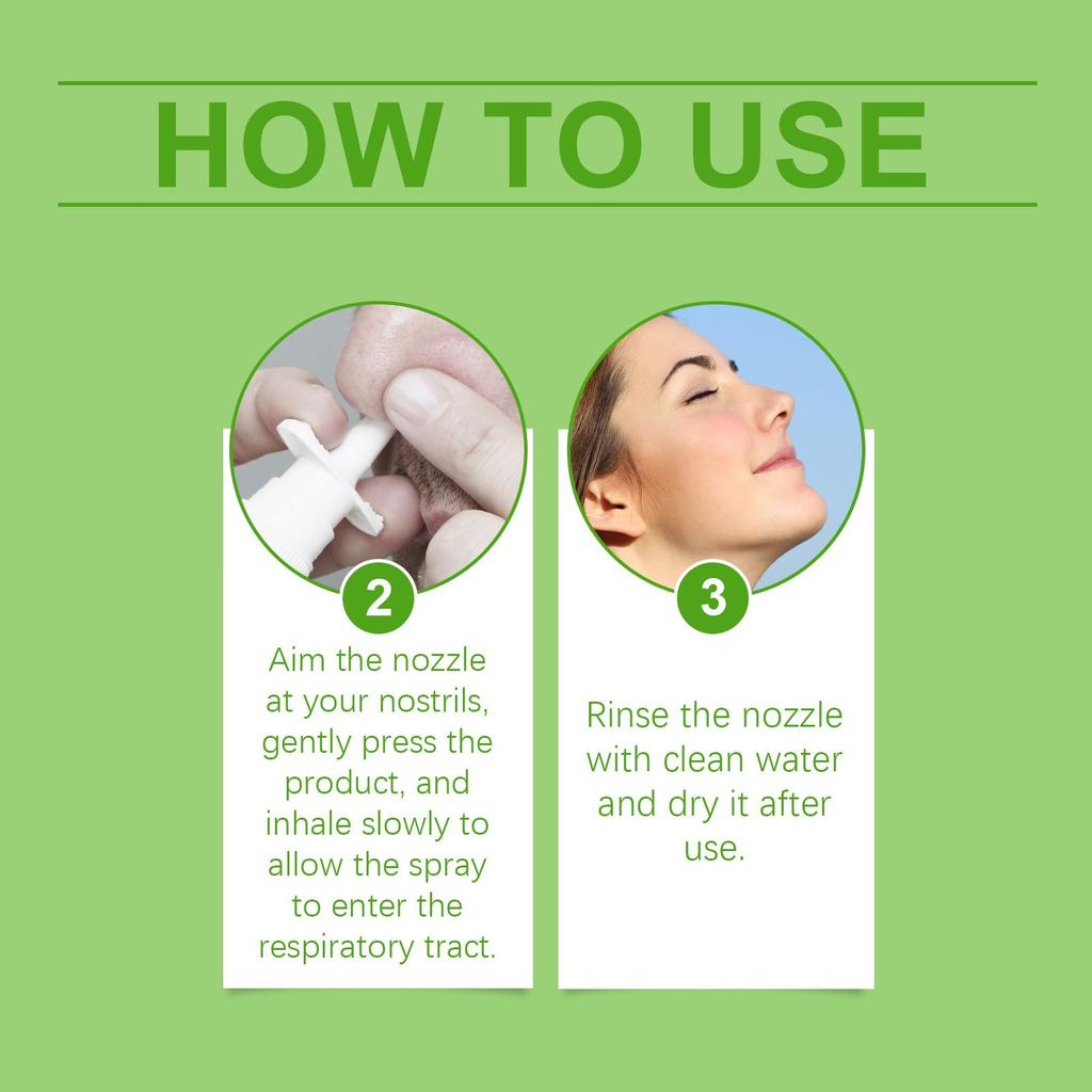 Спрей для очистки носа Мягко очищает носовую полость и в носовой полости, сохраняя носовую полость свободной и чистой 20 мл