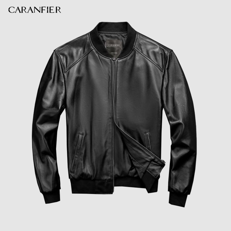 Брендовая бейсбольная куртка из натуральной кожи, мужская одежда, мотоциклетные черные кожаные куртки