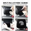Car Seat Headrest Cover Suede Perforated Pillow Case For Mazda MX-5 CX30 RX8 MX5 BK BL 5 CR CW 6 II GH CX-7 ER