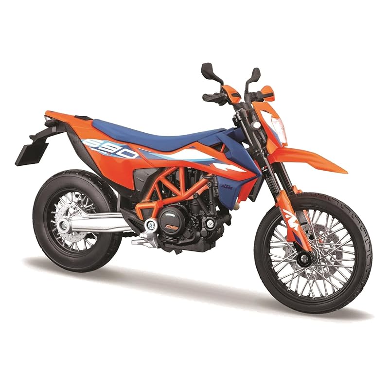 Maisto 1/12 KTM 690 SMC R 2023 мини-автомобиль, литой под давлением автомобиль, велосипед, мотоцикл Готовый продукт 23094
