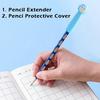 6pcs/12pcs Penguin Shape Pencil Extender Soft Rubber Pen Cap Cartoon Pencil Nib Protector  Children