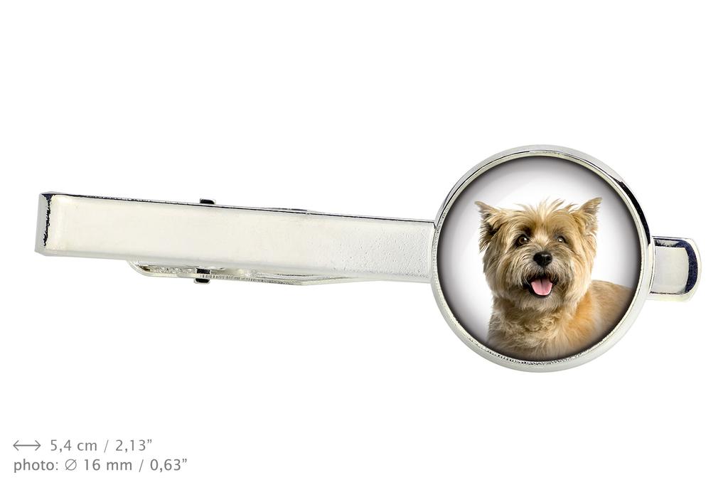Cairn Terrier - cufflinks and tie with your photo, a suit decoration, men's jewelry from the Art-Dog brand.