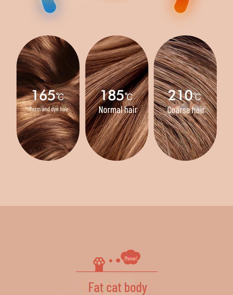 Pritech Cat Claw Egg Roll Curling Burning Щипцы для завивки волос - Портативные щипцы для завивки волос French Perm