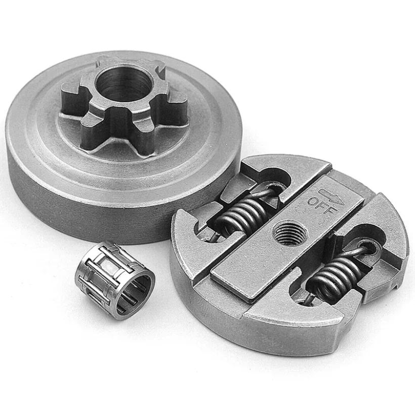 1 комплект сцепления и барабана сцепления и игольчатого подшипника для китайской бензопилы 2500 25CC