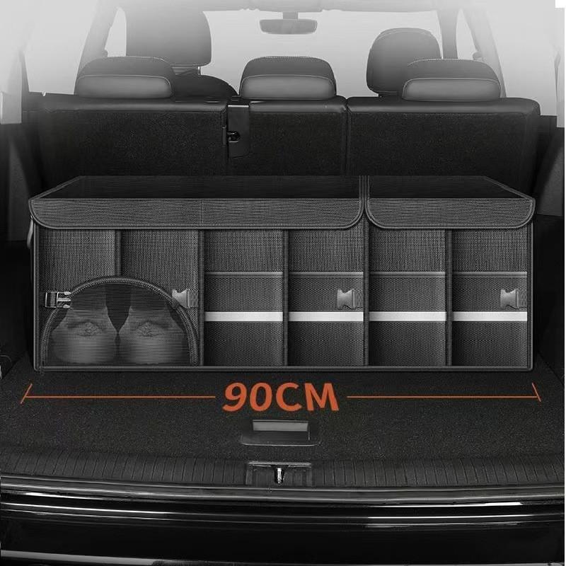 Foldable Car Trunk Organizer Box Storage Bin SUV Sedan Hatchback 36L 72L 112L Oxford Fabric Waterproof