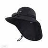 Neck Protection Solar Powered Fan Sun Hat Quick Dry Fan Fisherman Caps  Beach Wear