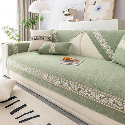 Плотная подушка для дивана из синели, современный вход в стиле люкс, универсальный противоскользящий чехол для дивана, ткань