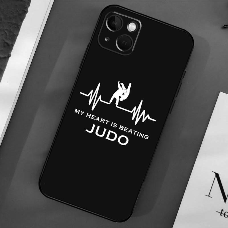 Чехол Judo для iPhone 15 14 13 12 11 Pro Max XS X XR SE 2020 2022 7 8 Plus 12 13 Mini Cover Shell