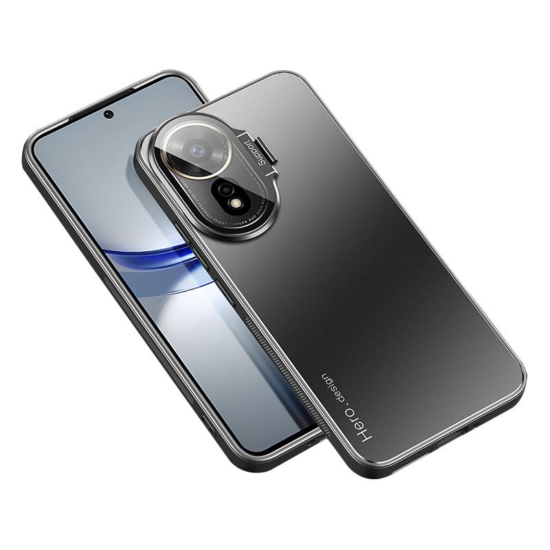 Чехол для Huawei nova 12 SE 4G/nova 11 SE с подставкой-ножкой и защитой камеры, ударопрочный чехол из ПК+ТПУ
