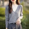 Женский кашемировый свитер Qinghe Cashmere 50% шерсть 50% шелк Женский осенне-зимний кашемировый пуловер Мягкий и теплый