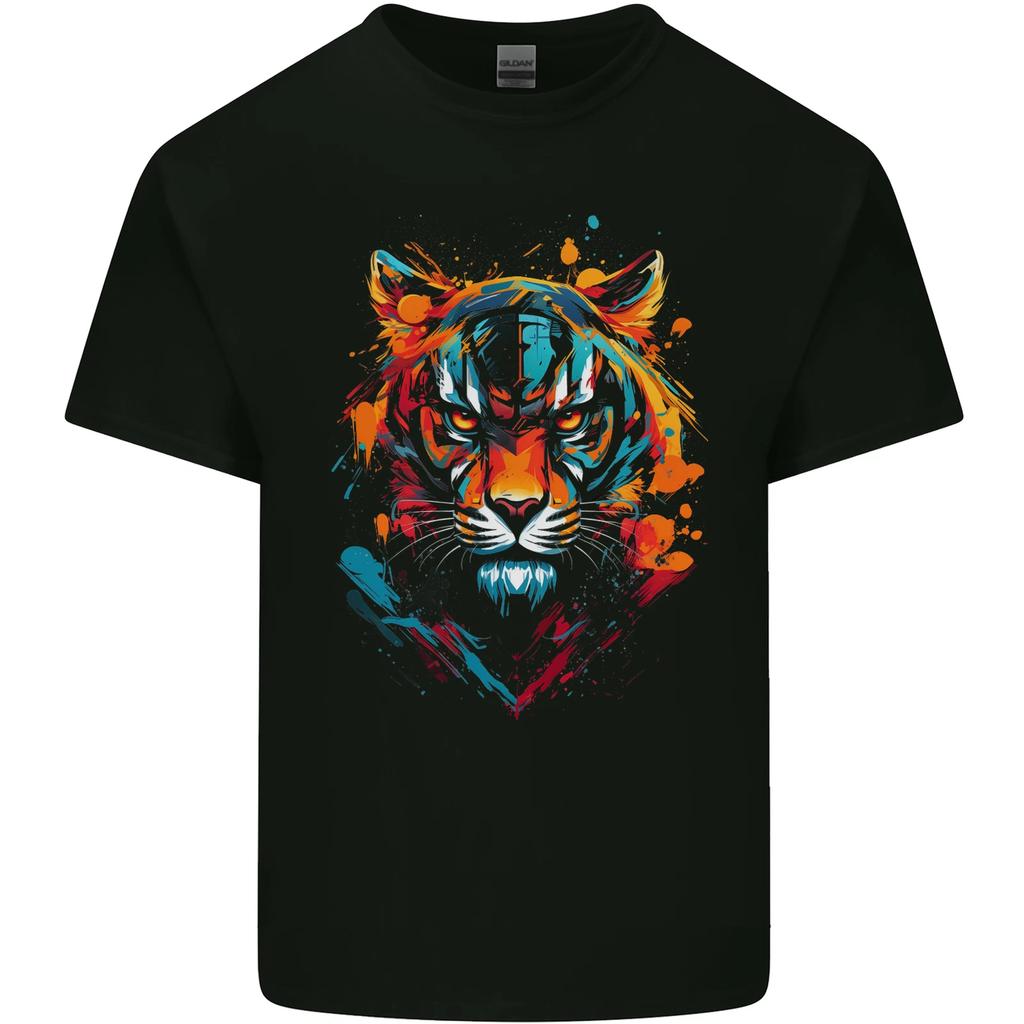 Grafitti Tiger Kids T-Shirt Childrens