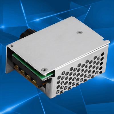 Электронный регулятор напряжения 4000 Вт AC 10-220 В регулируемый SCR регулятор скорости двигателя Высокомощный промышленный модуль диммирования