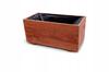 Wooden Garden Flowerpot, Walnut, 60X30X29 D26