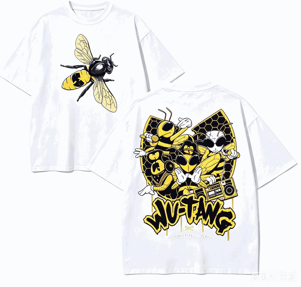 Wutangclan For Fan Gift Tshirt Unisex Unisex Harajuku Oversizedunisex Short Sleeve Streetwear High Quality Couples Classic Soft