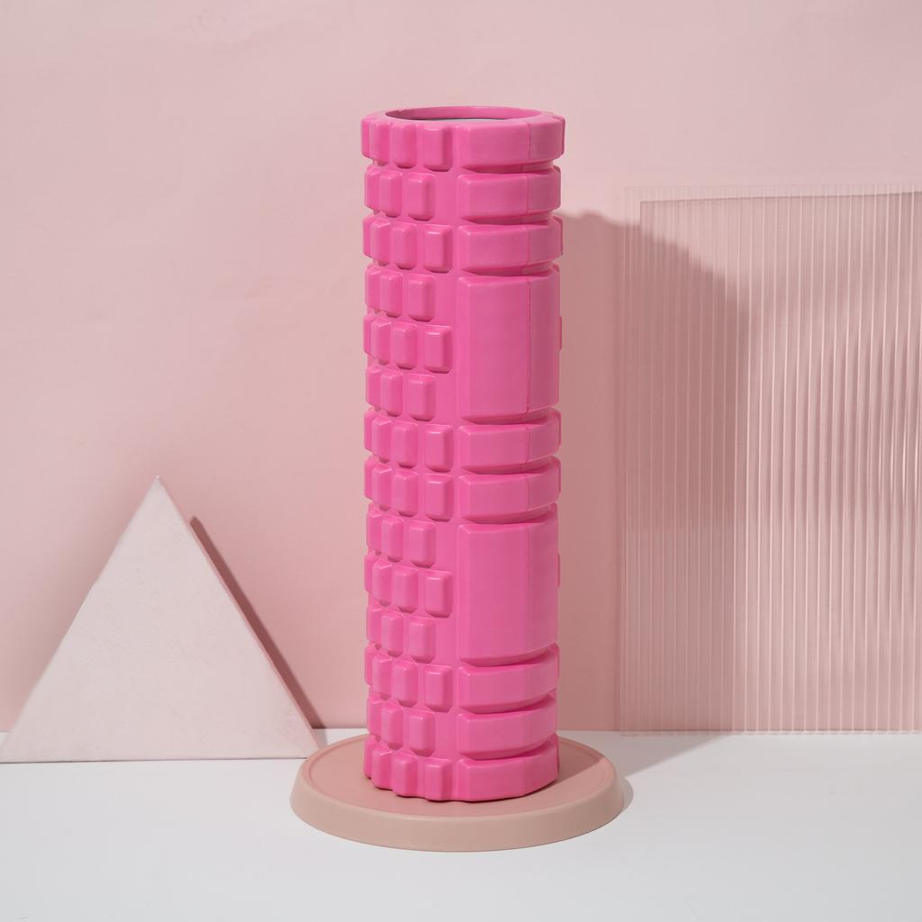 Connors Solid Foam Shaft Muscle Relaxation Skinny Leg Roller Massage Yoga Column Auxiliary Tools Supplies Equipment.