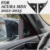 Carbon Fiber Style Interior Door Triangle A Pillar Cover Trim Fit For Acura MDX