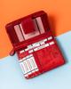 Women's leather wallet R-N109-ZPT-7361 Red