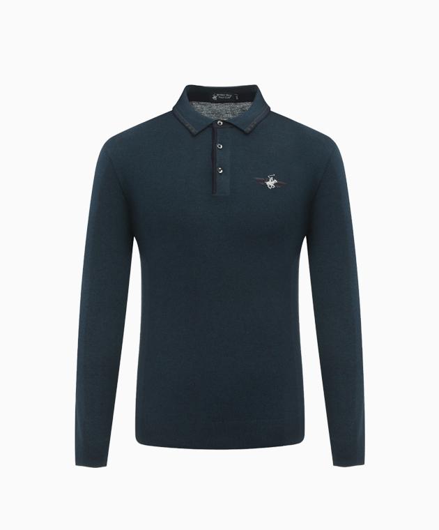 BHPOLOCLUB Men'S Wool Logo Print Collared Long Sleeve T-Shirt (Select 1 Of 3) Ts960