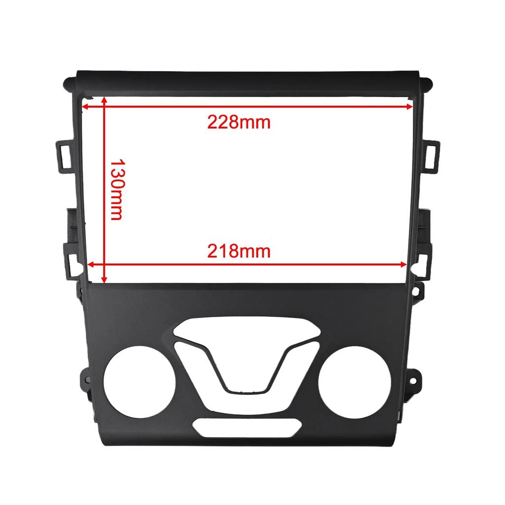 Черная рамка приборной панели автомобильного стерео радио для Ford Fusion для Mondeo 1318 Стабильные характеристики Идеальная посадка