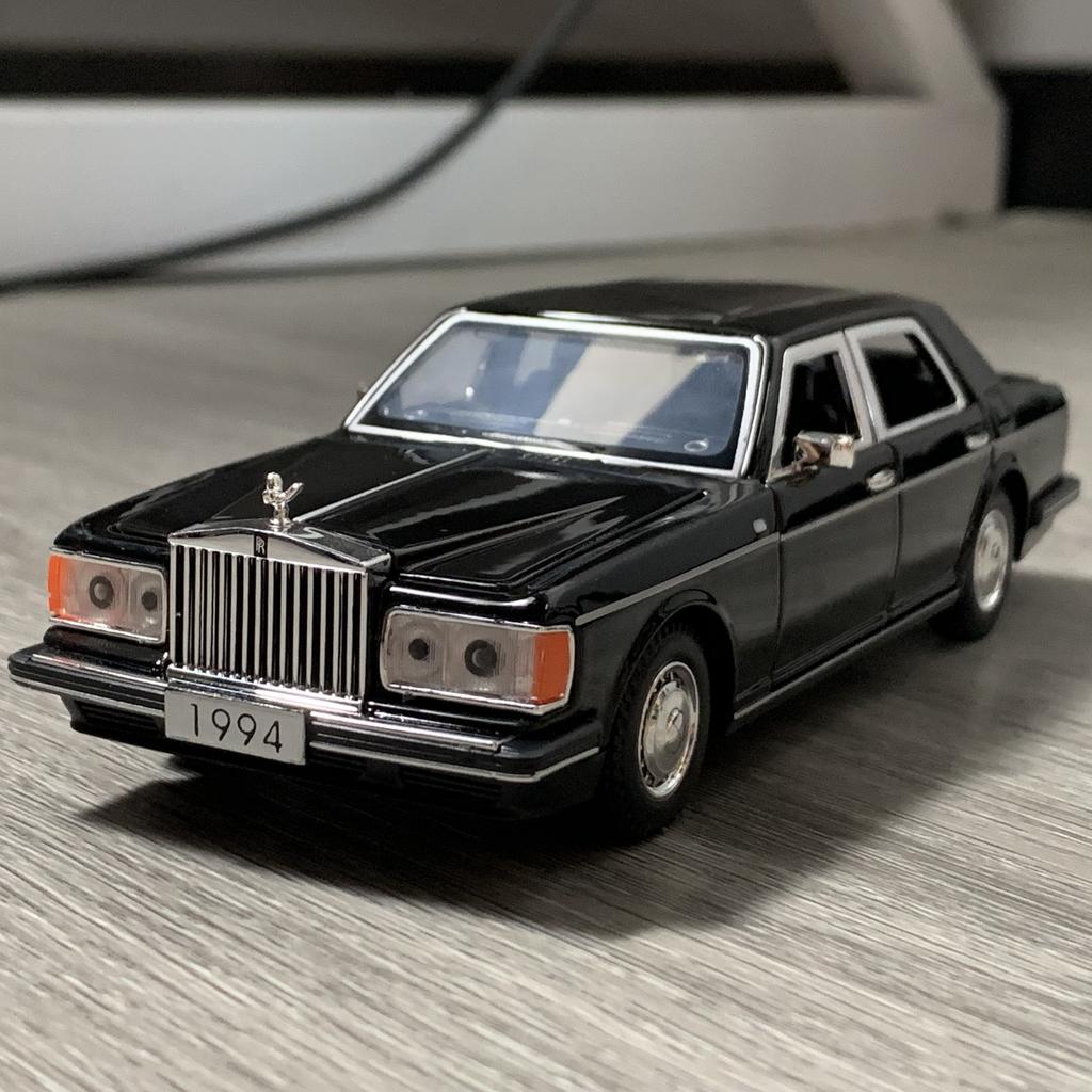 1:32 1994 Rolls Royce Silver Spur Лимузин Сплав Металл Литая Модель Автомобиля Украшение для Домашнего Компьютера Настольный Дисплей Мини Подарок для Взрослого