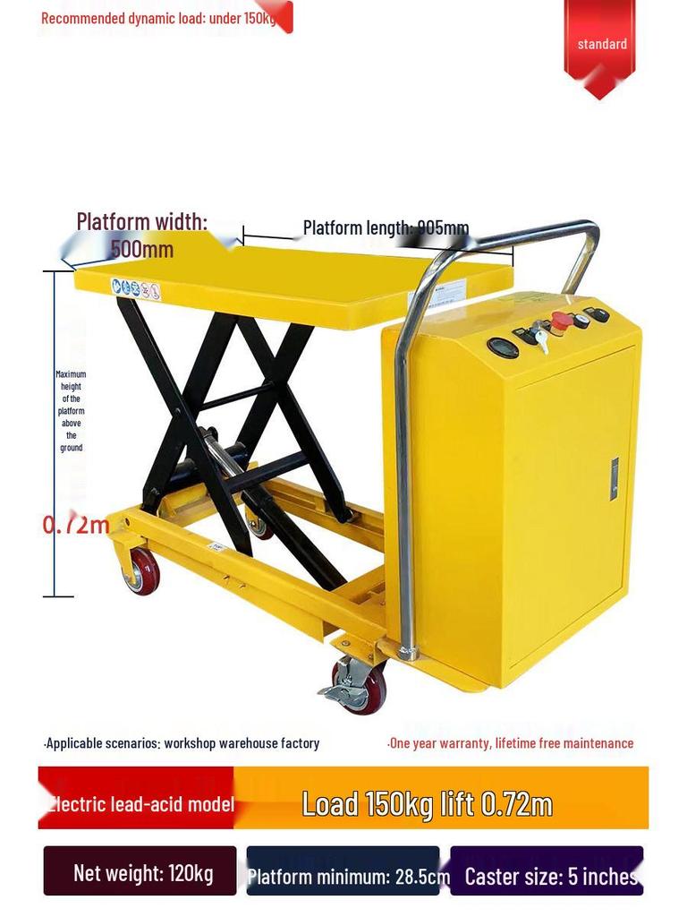 Xinli Mobile Electric Lift: Manual Hydraulic Platform Truck