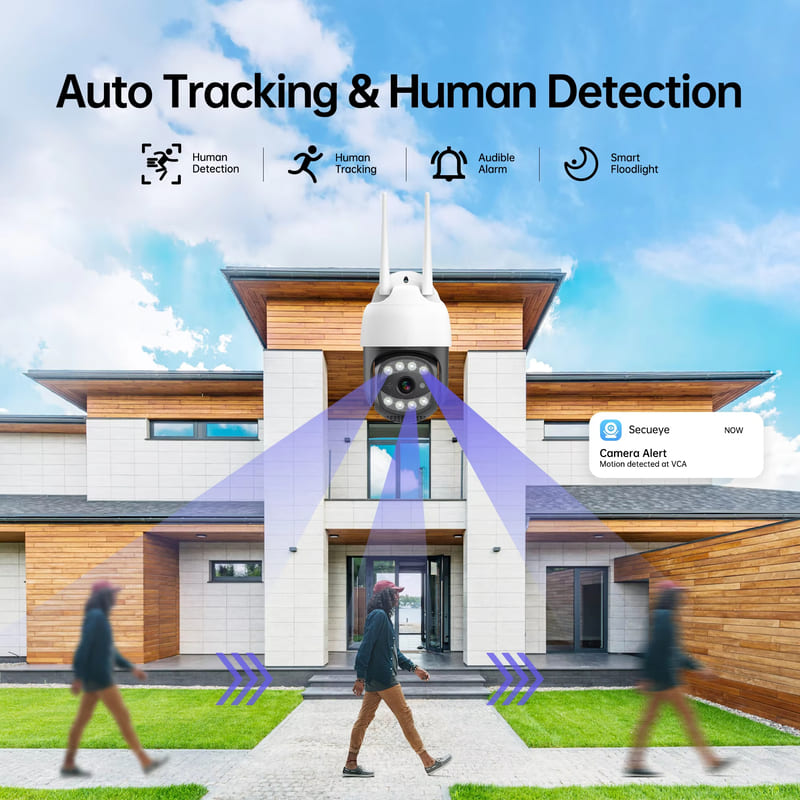 Новая 4G SIM-карта IP-камера 5MP PTZ водонепроницаемая камера 1080P безопасность автоматическое отслеживание ночное видение CCTV камера видеонаблюдения