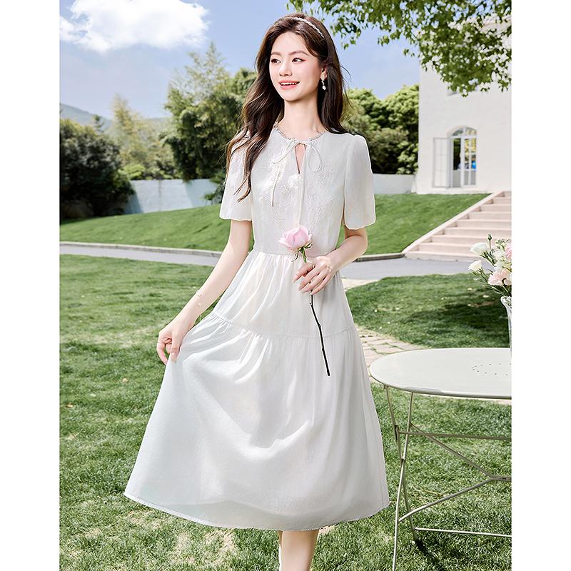 Design Sense Niche Temperament Slim Short Dress
