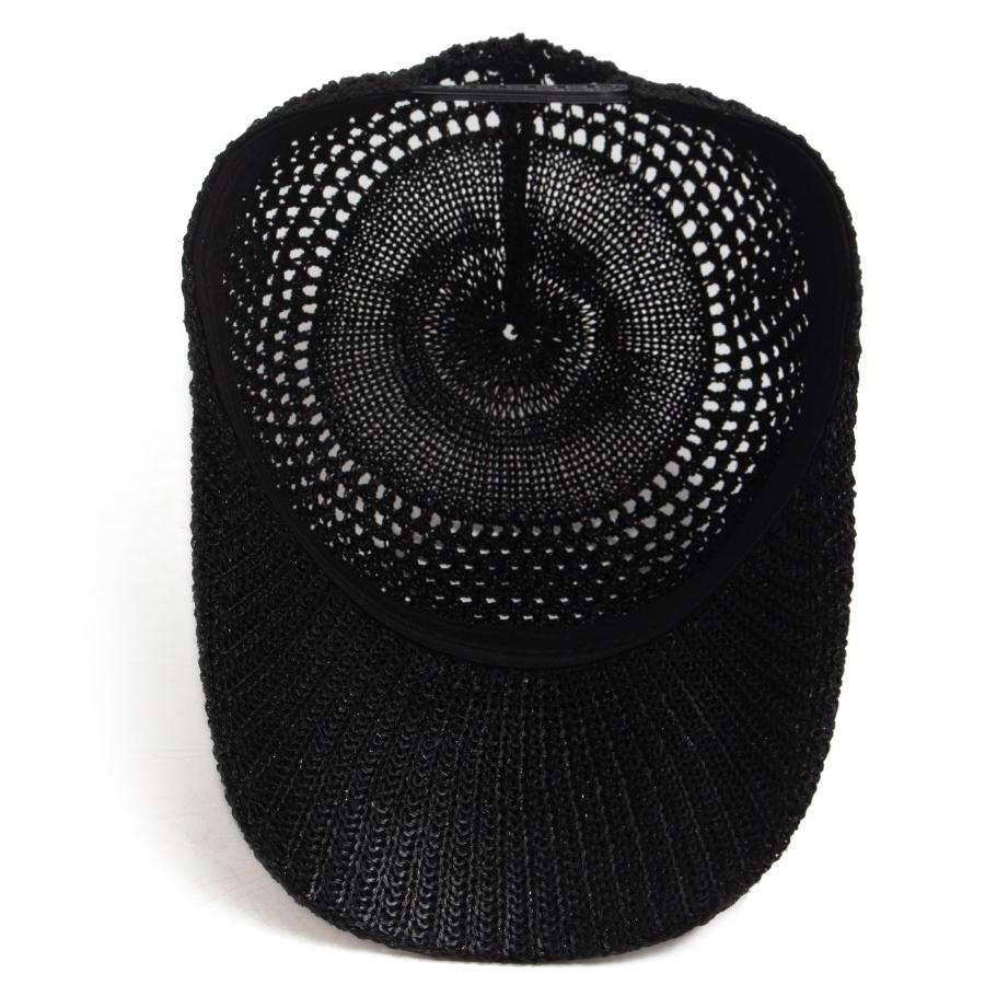 Summer Mesh Baseball Cap Women Men Crochet Hollow Trucker Hat Visor Sun Snapback Female Casual For Outdoor Daily Use Adjustable