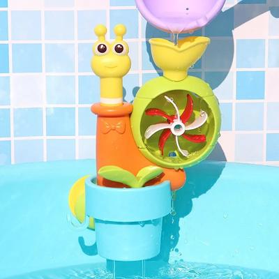 Игрушка для купания малыша Игра Вода Утка/Форма цветка Водяное колесо Детский Веселый Душ Ванна с Присоской Детский Водяной Спрей Дождеватель