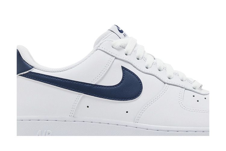 Men's Sneakers Nike Air Force 1 '07 White Midnight Navy (2024) White/Midnight Navy