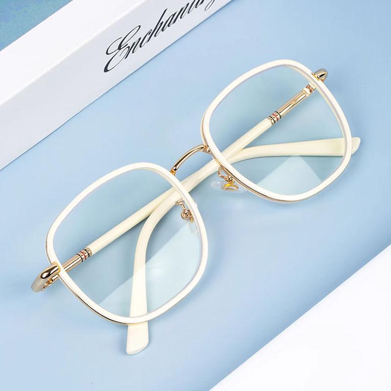 Large Oversized Reading Glasses for Women Unisex Fashion Square Blue Light Blocking Presbyopia Luxury Retro Far Sight Eyeglasses