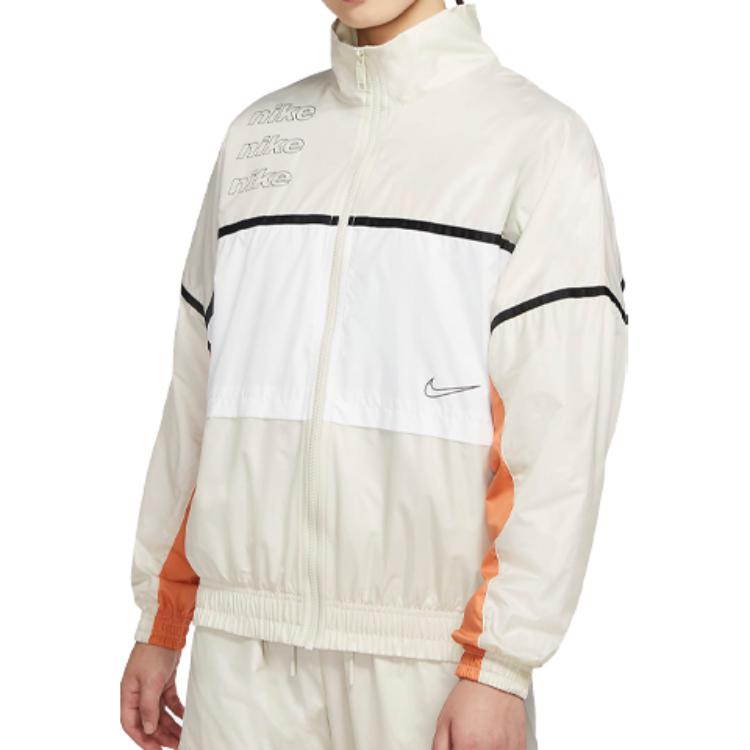 Nike Куртки Мужские Легкие Костяной Воротник-стойка Умеренные Другие CU6390-072