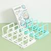 Display Desktop Bookends Plastic Divider Book Stand Detachable Desk Bookshelf  Bookshelf
