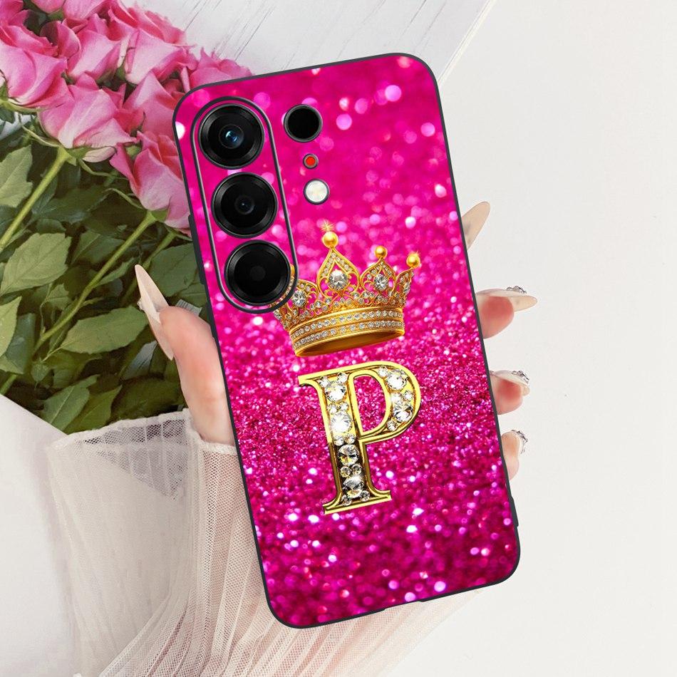 Для Tecno Camon 50 4G CN5 Crown Letter Чехол для телефона Для Tecno Camon50 4G Черный Силиконовый Мягкие Чехлы Бамперы