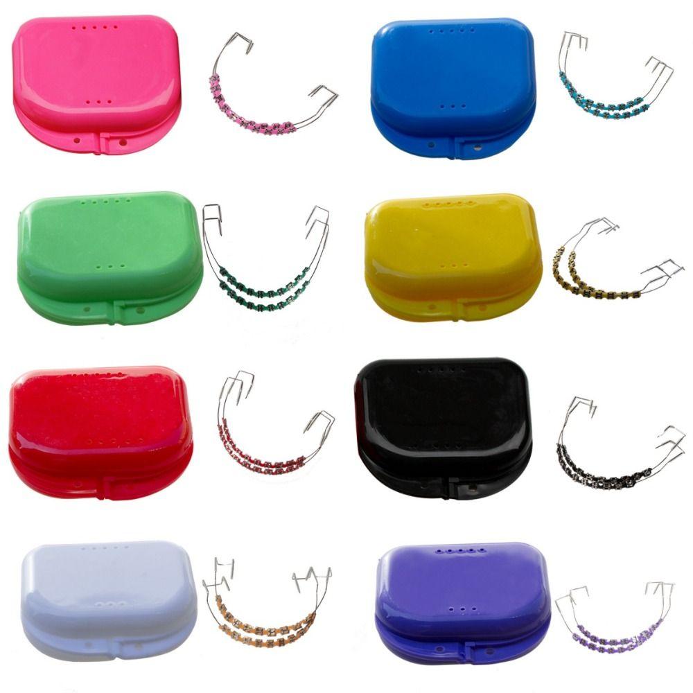 1 Set Dental Decorations Temporary Tooth Decoration Colorful Orthodontic Ligature Ties Oral Care