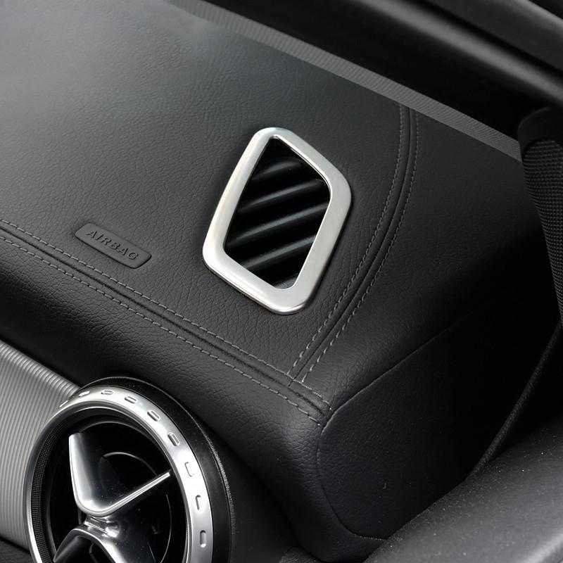 Для Mercedes Benz CLA C117 GLA X156 A Class W176 2013-18 приборная панель AC кондиционер вентиляционная рамка декоративная крышка наклейка отделка