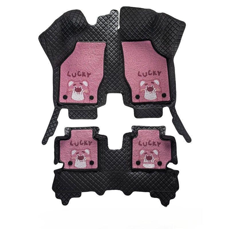 Geely Panda MINI Милые Мультяшные Велюровые Износостойкие Двухслойные Автомобильные Коврики для Женщин