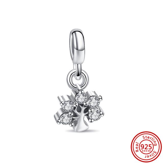 Новый 925 стерлингового серебра My Love Starfish Flamingo кулон Charm Fit Original Me браслет DIY бисер ювелирные изделия для женщин
