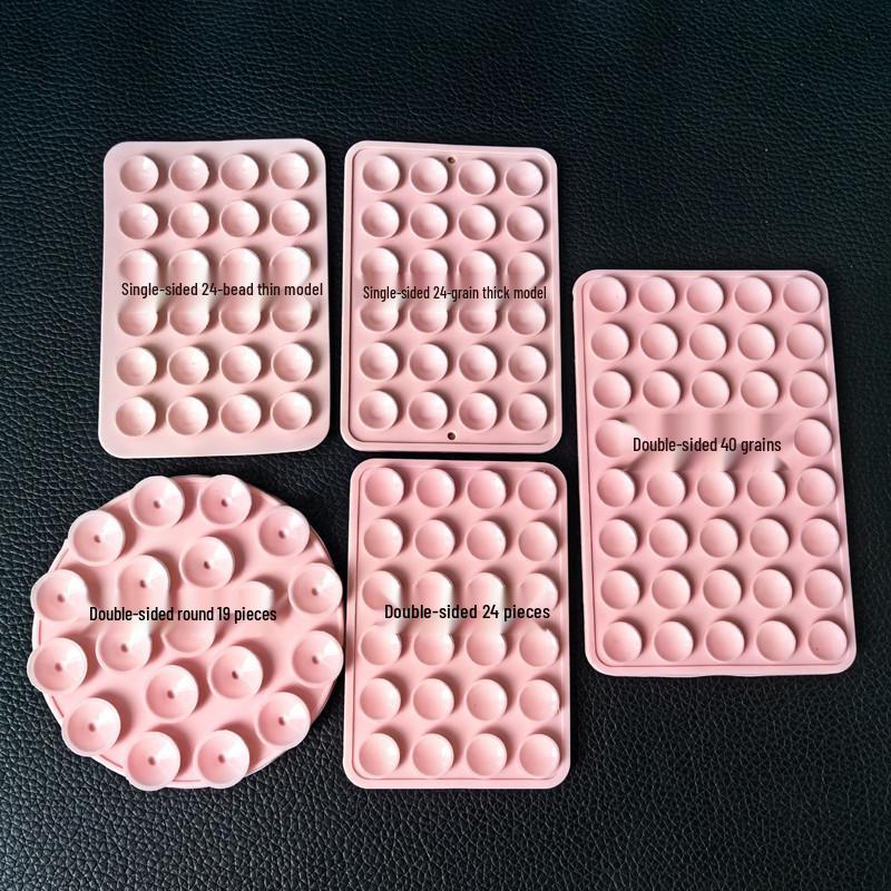 Двусторонние силиконовые присоски для телефона – Доступны в наборах по 19, 24, 40, 48 и 80 штук. Круглый и утолщенный дизайн.