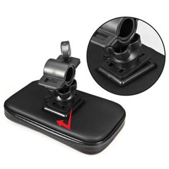 Waterproof Motorcycle Bicycle Phone Handlebar Mount Holder Bag Stand Bracket